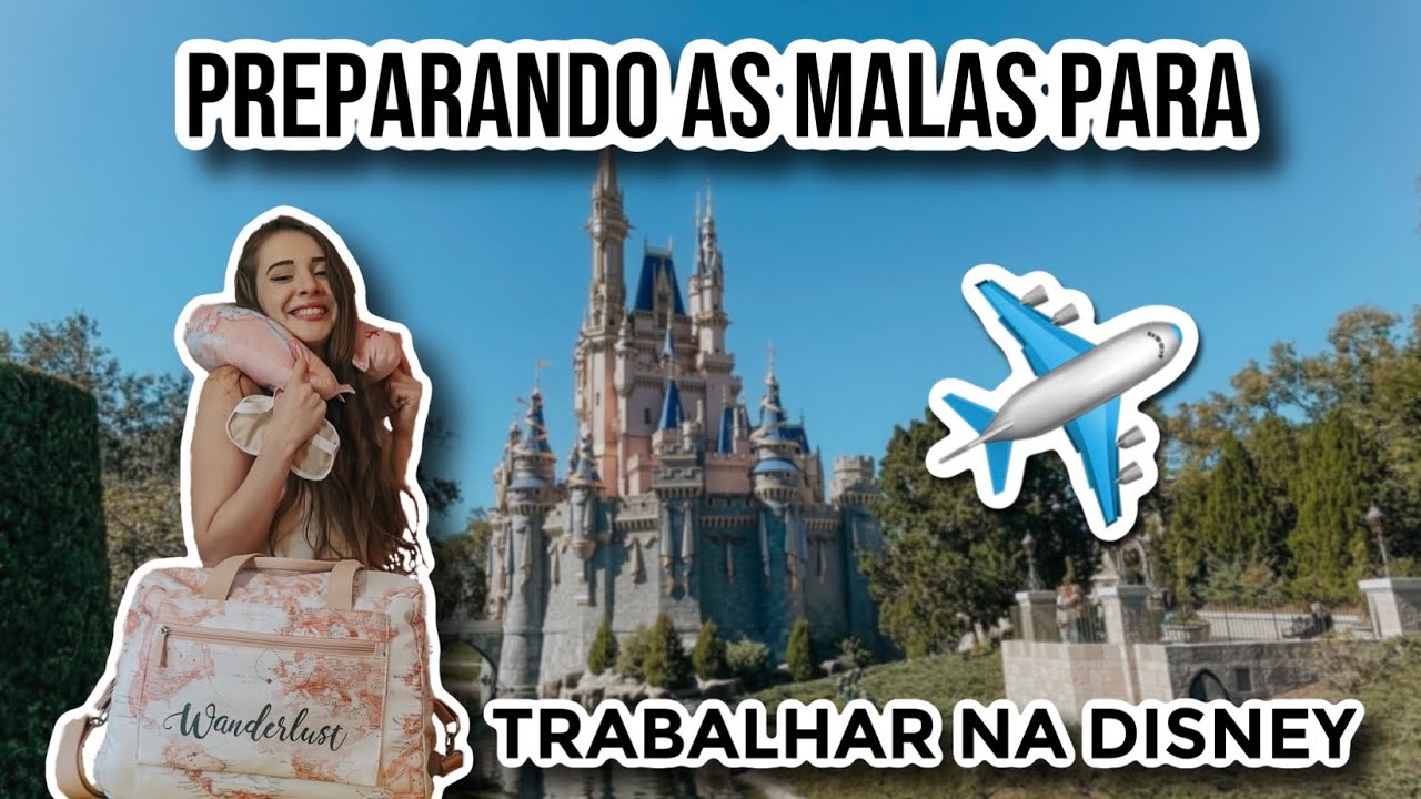 PREPARANDO AS MALAS PRA O INTERCÂMBIO | O que vou levar para o trabalhar na Disney 🇺🇸 • ICP DISNEY