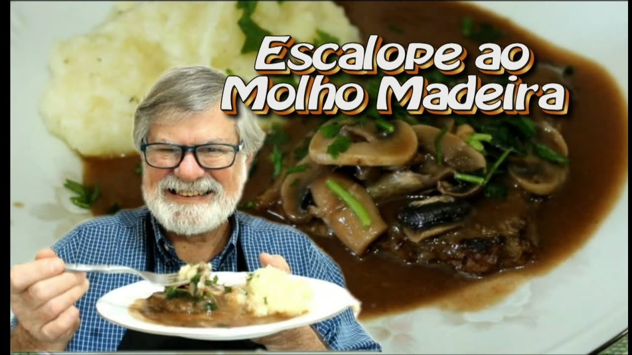 É de pedir pra repetir esse ESCALOPE AO MOLHO MADEIRA.