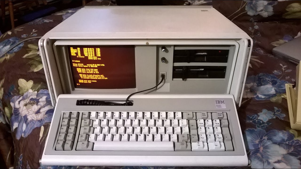 Портативный ПК IBM 5155 (1984) (Часть 1/2)