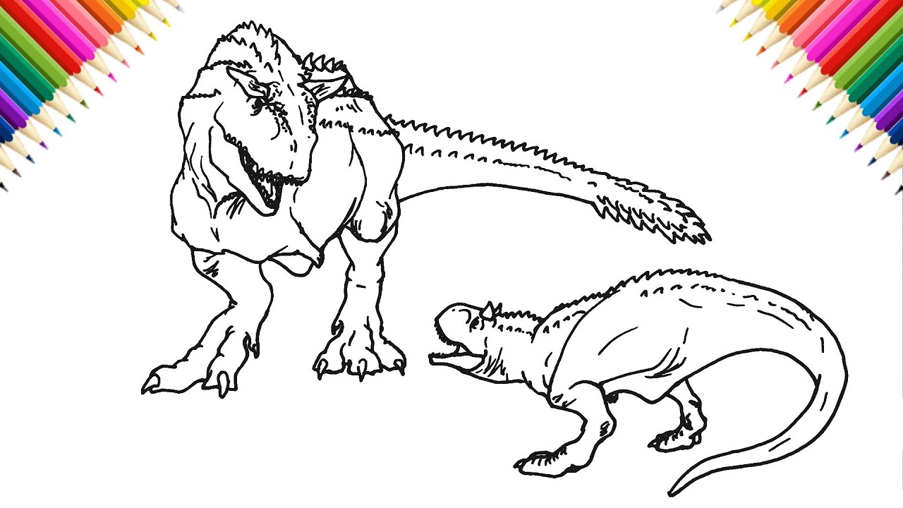How to Draw Carnotaurus (Dinosaur 2000) vs JW Carnotaurus