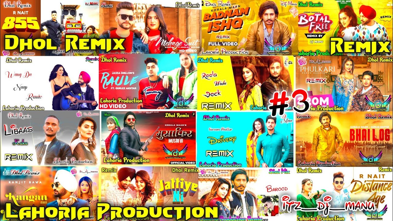 Nonstop Punjabi Mashup Lahoria Production Ft Dj Manu Lahoria Production New Punjabi Song 2024