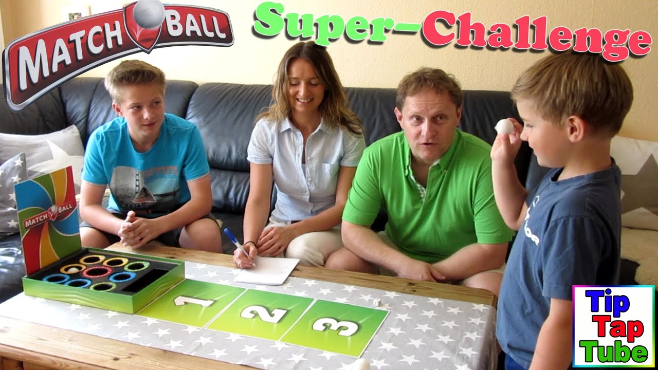 Matchball Super-Challenge Familien Spaß TipTapTube Kinderkanal