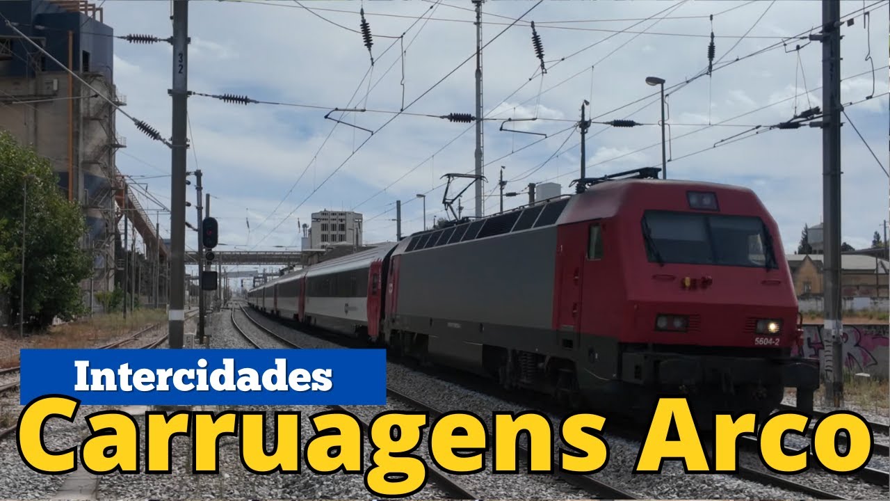 ⁴ᴷ⁶⁰ Carruagens Arco em Serviço InterCidades