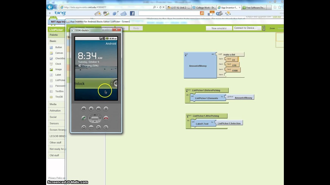 My ListPicker Presentation