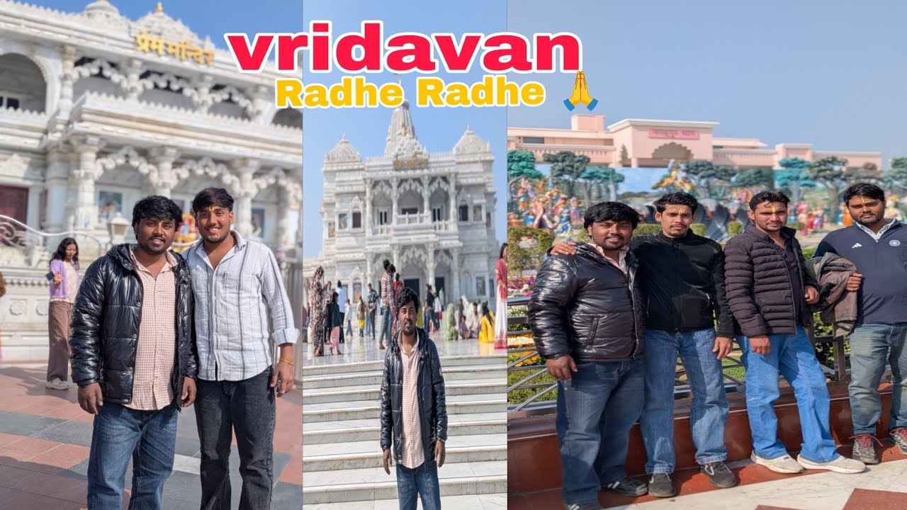 Vridavan pahuch gaye ❤️ Radhe Radhe  🙏
