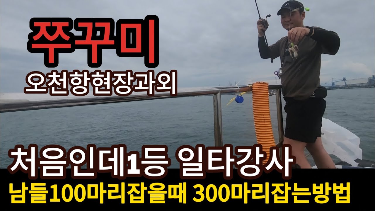 쭈꾸미낚시 첨가도 1등할수있습니다 영상설명으로 다알려드리겠습니다 쭈꾸미채비부터 히트까지
