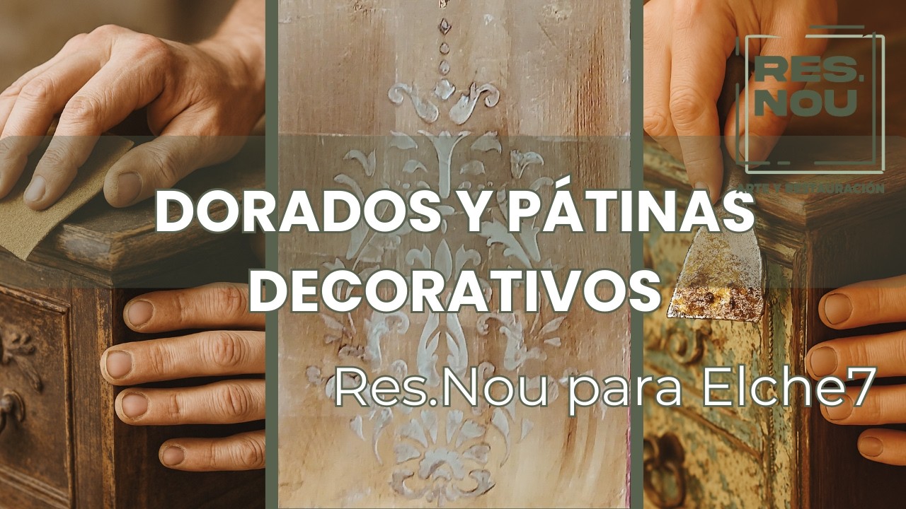 Dorados y pátinas para decorar