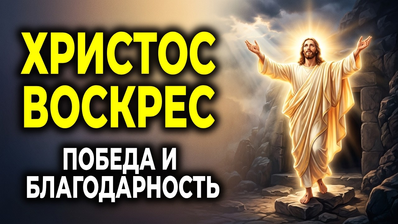 ХРИСТОС ВОСКРЕС &mdash; МОЛИТВА БЛАГОДАРНОСТИ И ПОБЕДЫ
