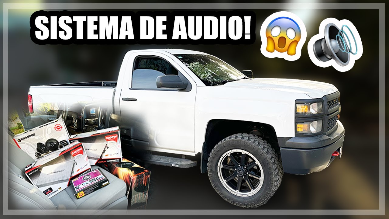 Instalaci&oacute;n EQUIPO DE AUDIO a la SILVERADO (SUENA INCRE&Iacute;BLE) | AlitoAbaid17