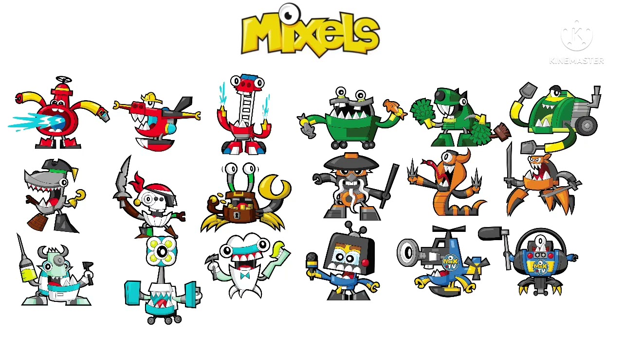 Mixels Nixel Nixel Go Away Characters