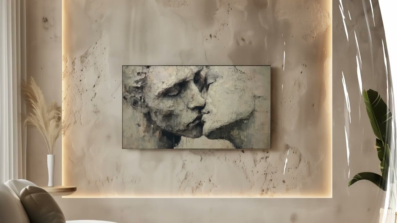 Cozy Home Upgrade: Romantic Floral Art for Samsung Frame TV & 4K Displays