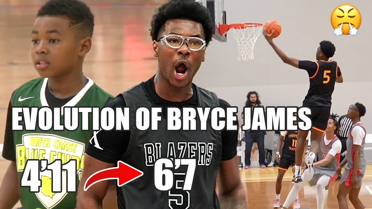 EVOLUTION OF BRYCE JAMES! LeBron's DNA is KICKING IN!