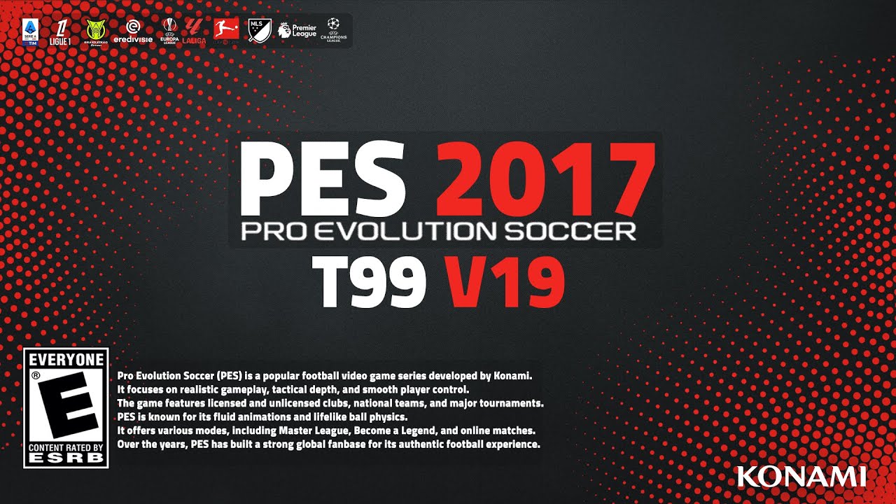 PES 2017 T99 Патч V19 Сезон 2026 + Руководство по установке