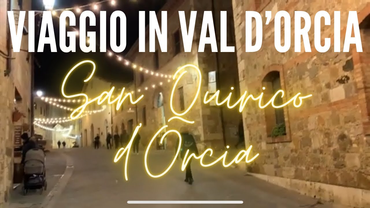 Viaggio in VAL D’ORCIA| San Quirico d’Orcia (SI) Notturno di un borgo