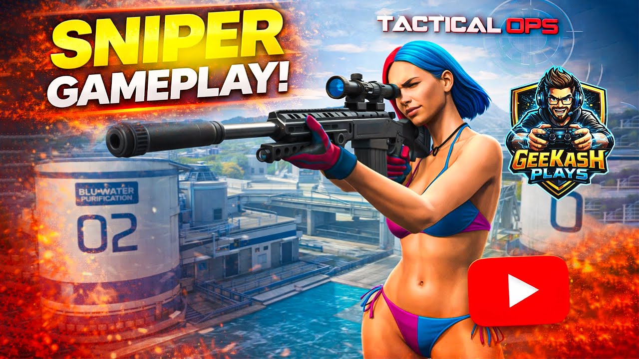 Tactical Ops Sniper Gameplay | Long-Range Kills & Close Calls
