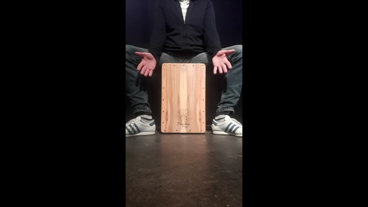 Cajon groove, rythmes en 3 temps, le 3/4. 