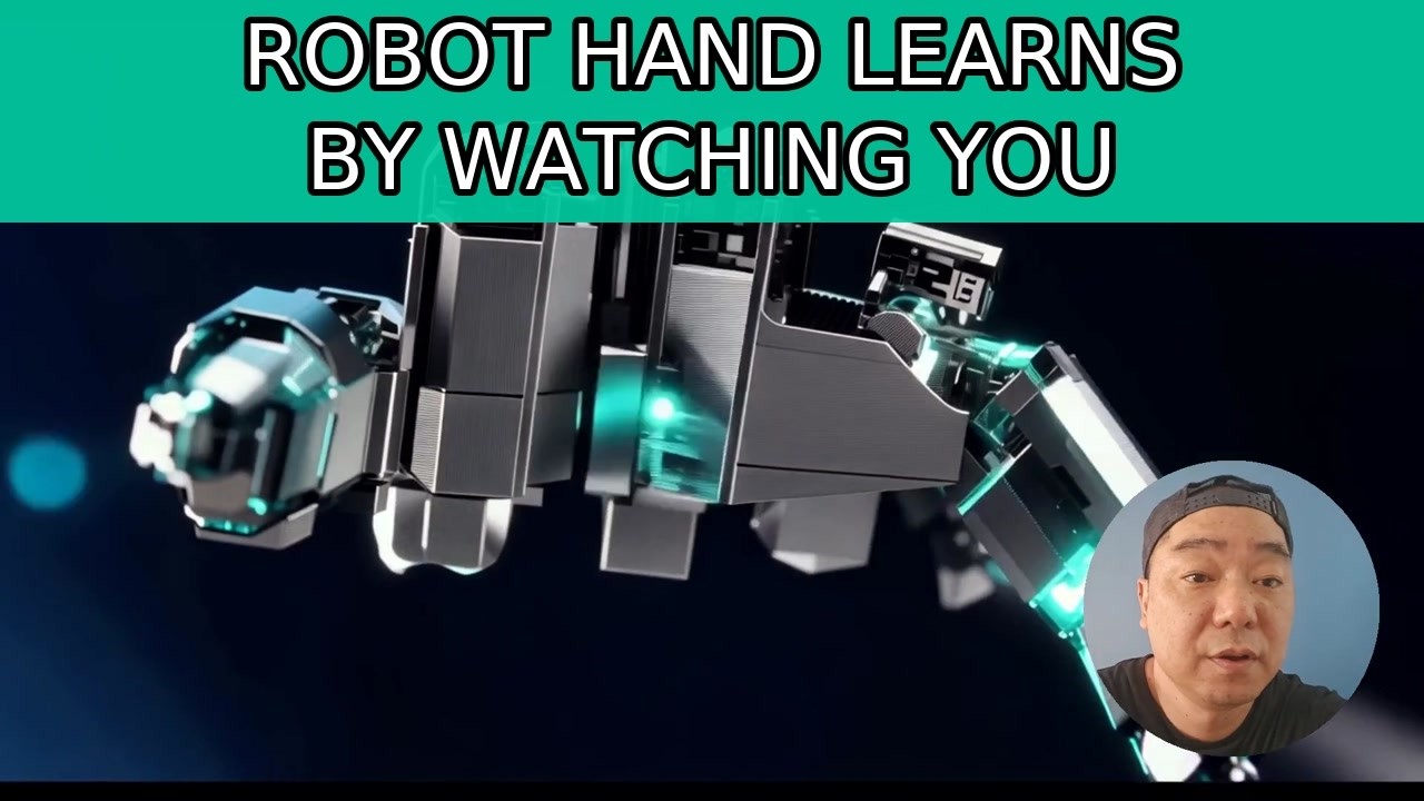 [Spotlight] The Robot Hand That Learns Dexterity by Watching You | KPsphere