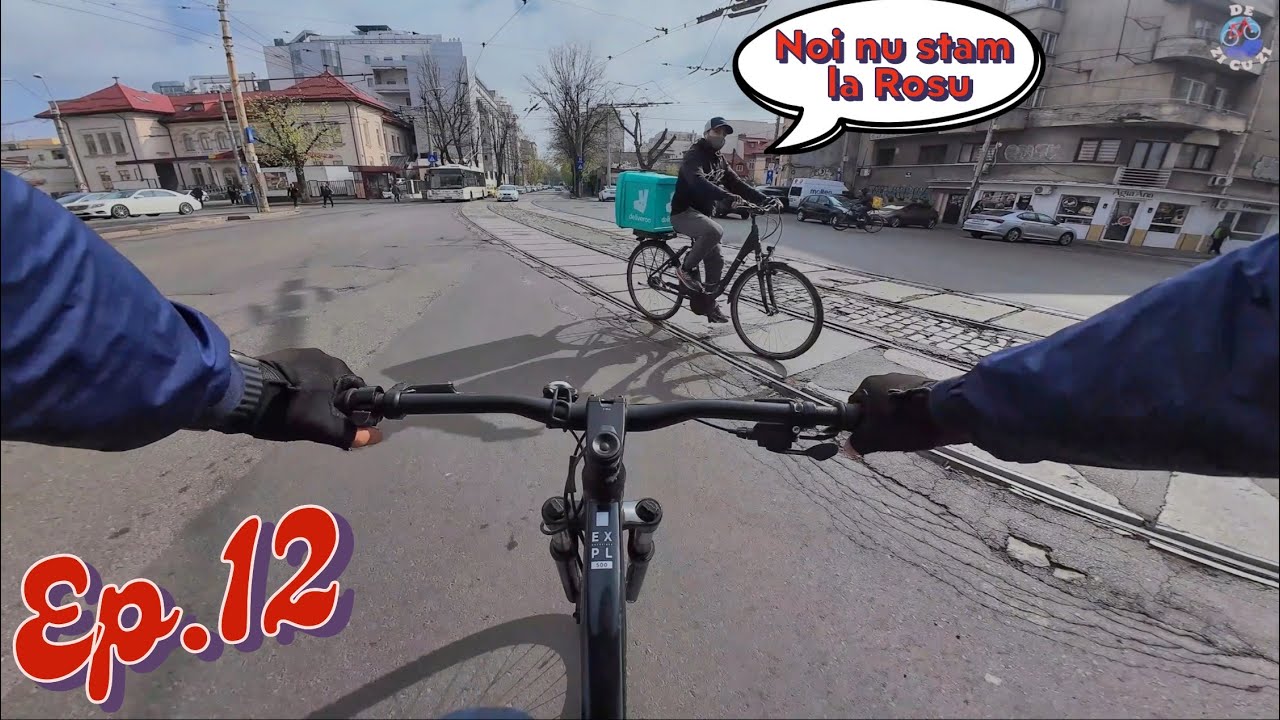 Ep.12.Cu bicicleta,scuterul si trotineta ! Intamplari din trafic !