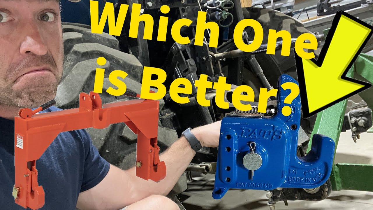 A MUST have for your TRACTOR!-  A Detailed review of Pats Easy Change three point attachment.