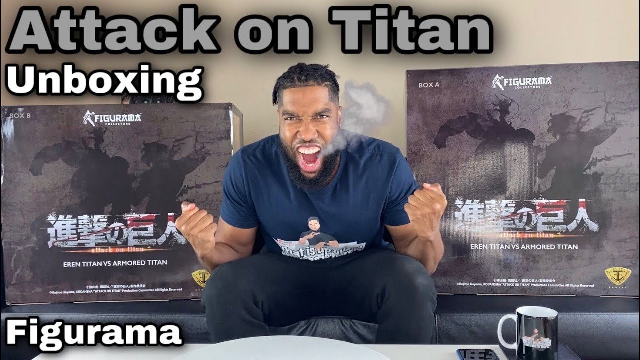 FIRST Attack on Titan Unboxing | Eren vs Armored Titan | 1/3 Scale Elite Exclusive Statue | Figurama
