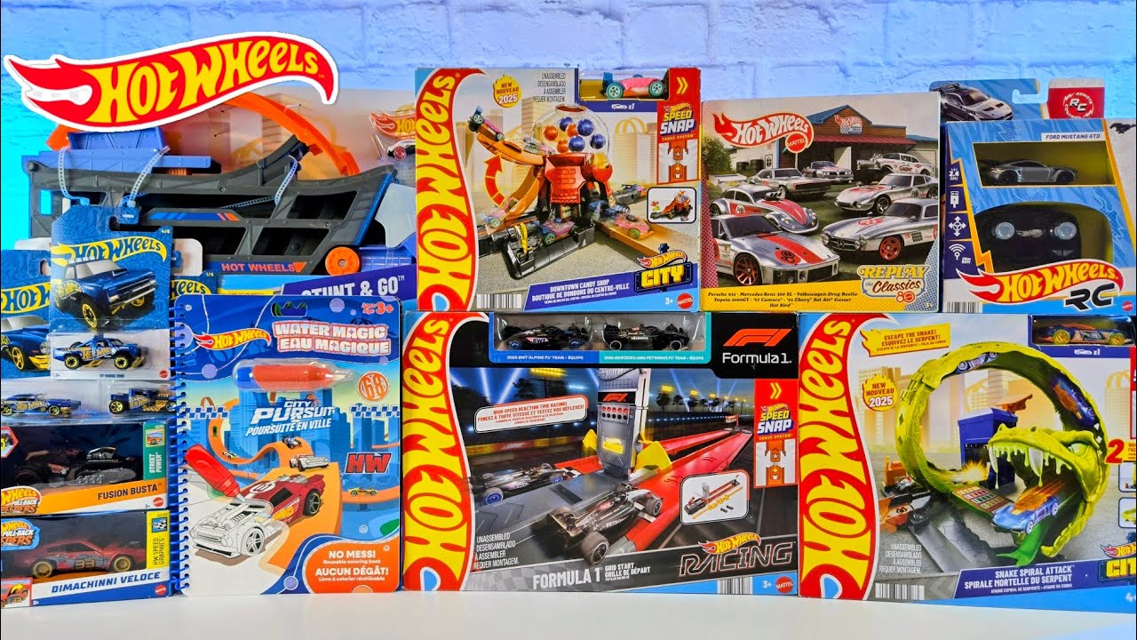 Unboxing NEW Hot Wheels Toy Collection ASMR no talking