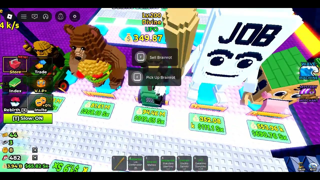 Roblox escape tsunami for brainrots playing