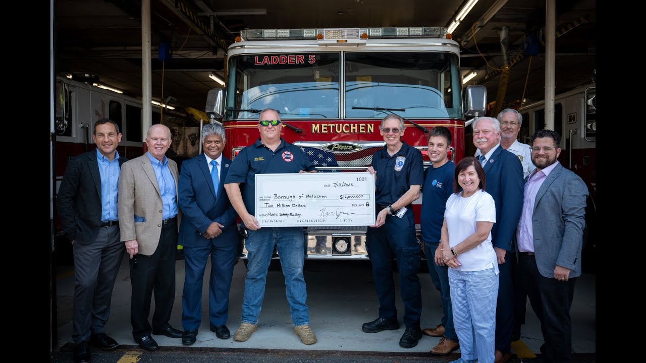 Karabinchak and Stanley Applaud Funding for Metuchen Emergency Services Building