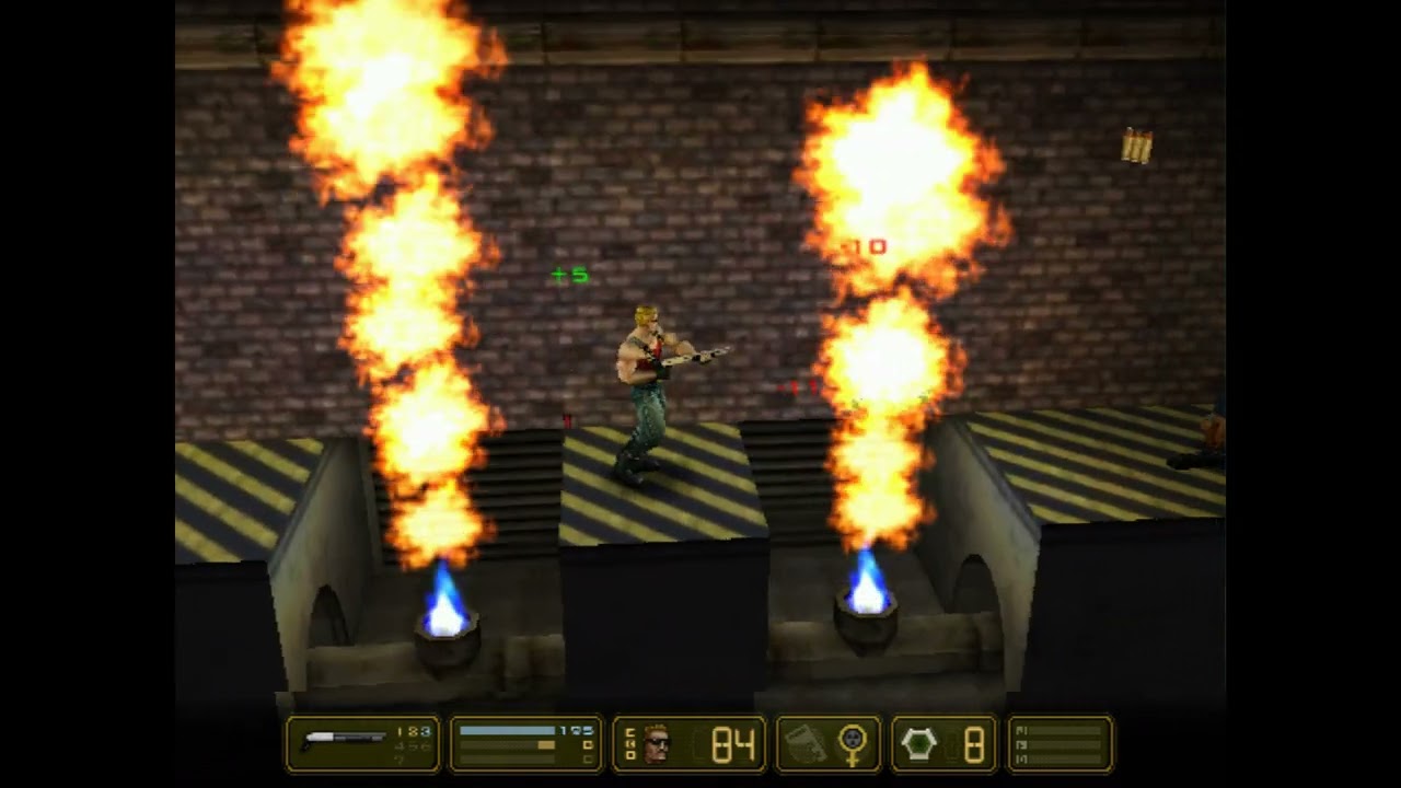 Duke Nukem: Manhattan Project PC Gameplay (Windows 98 - PCem v17)