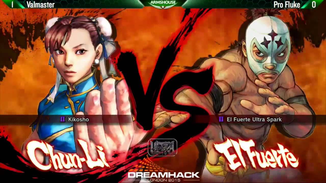 SFIV - Valmaster [Chunli] x Pro Fluke [El Fuerte] - Dreamhack 2015