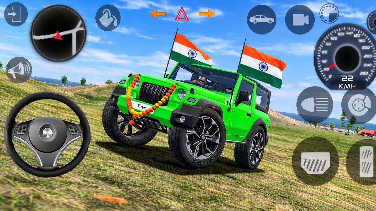 💔Modified Mahindra Thar Gameplay | Indian Cars (Gadi Wala Game) | Android 2026