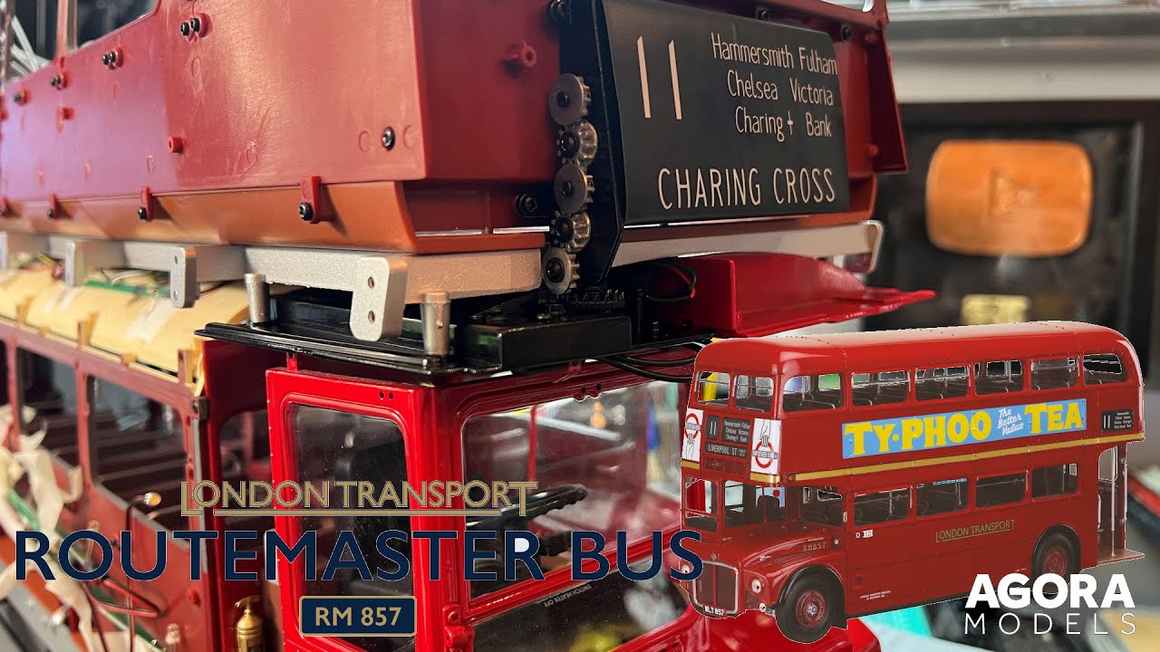 Build the London Transport Routemaster Bus RM857 1:12 Scale - Pack 8 - Stages 71-80