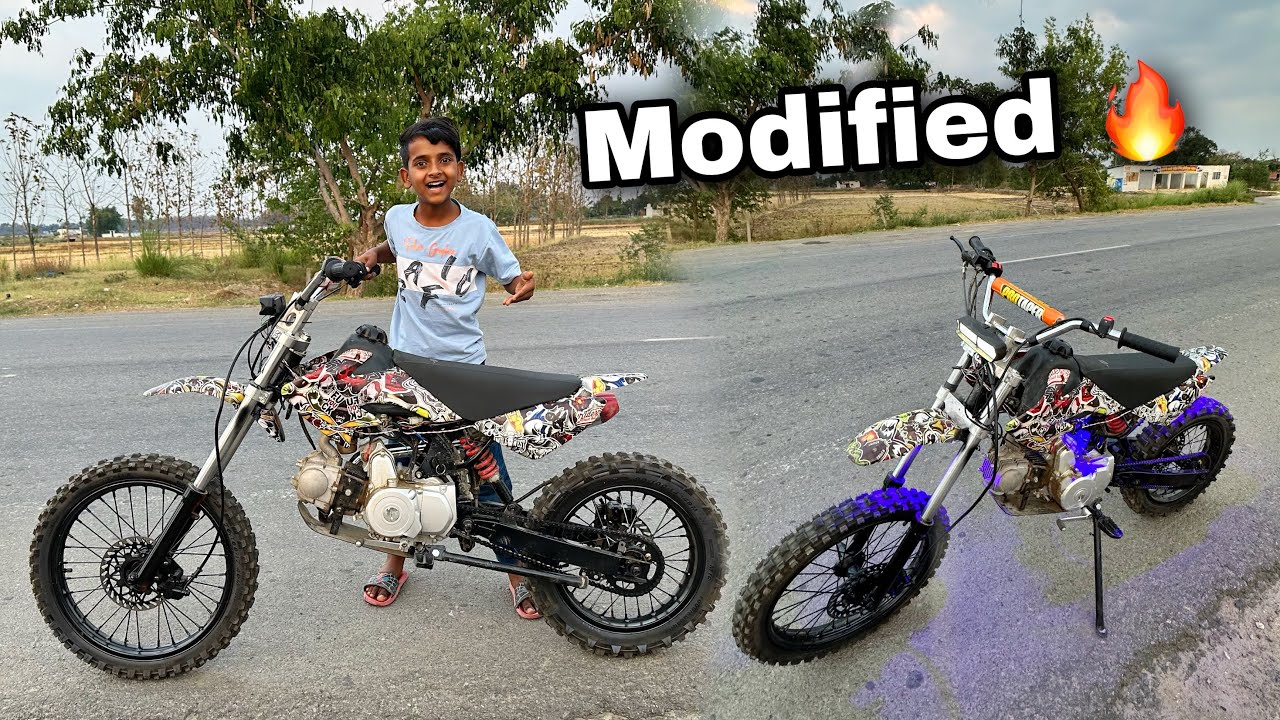Finally Apne Dirt Bike Ko Modifi Karwa Diya 🔥