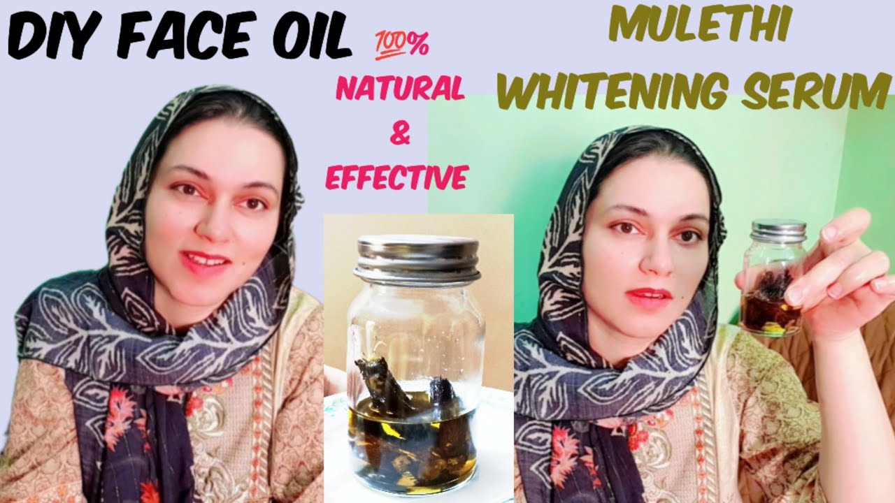 Mulethi Face Serum/ DIY Mulethi Whitening Serum/ Crystal Clear Skin Naturally/ Anti aging Face Oil 