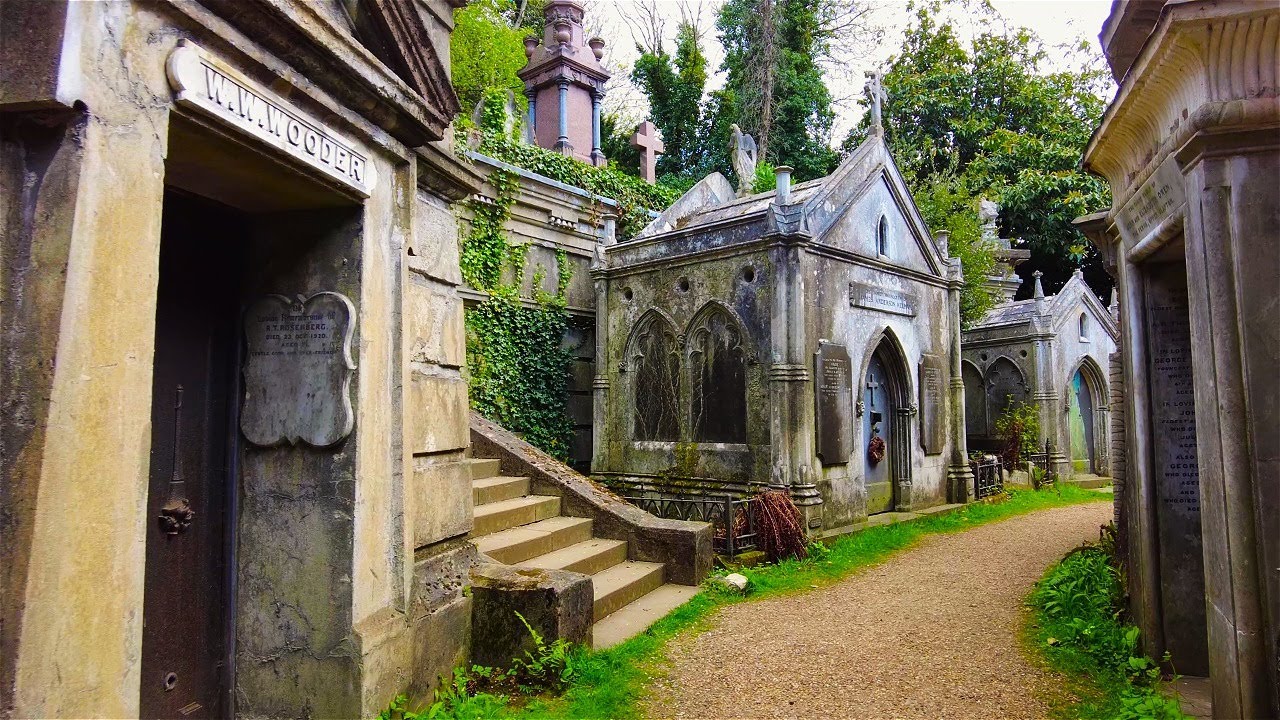 [4K] London Walk | Highgate Cemetery WEST