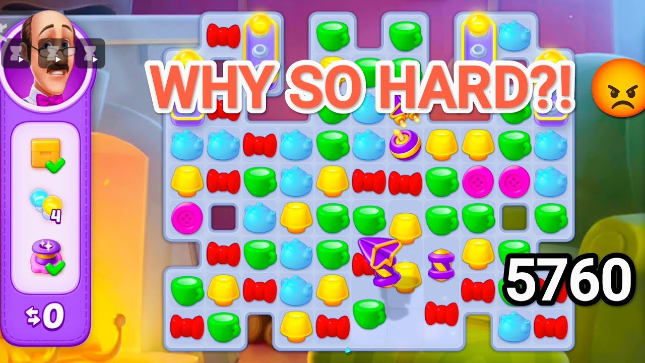 Homescapes 5754–5760 | Level 5760 Is Too Hard 😱
