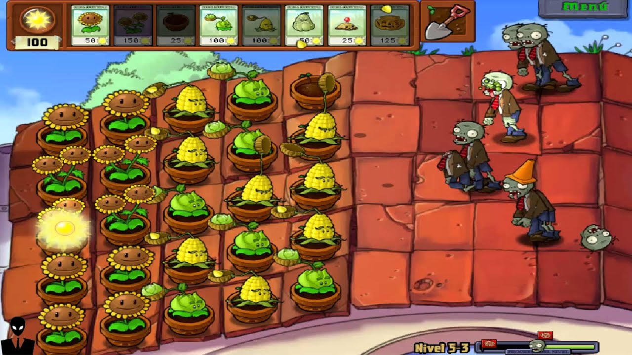 Guia Plantas contra Zombies | Nivel 5-3 | Español