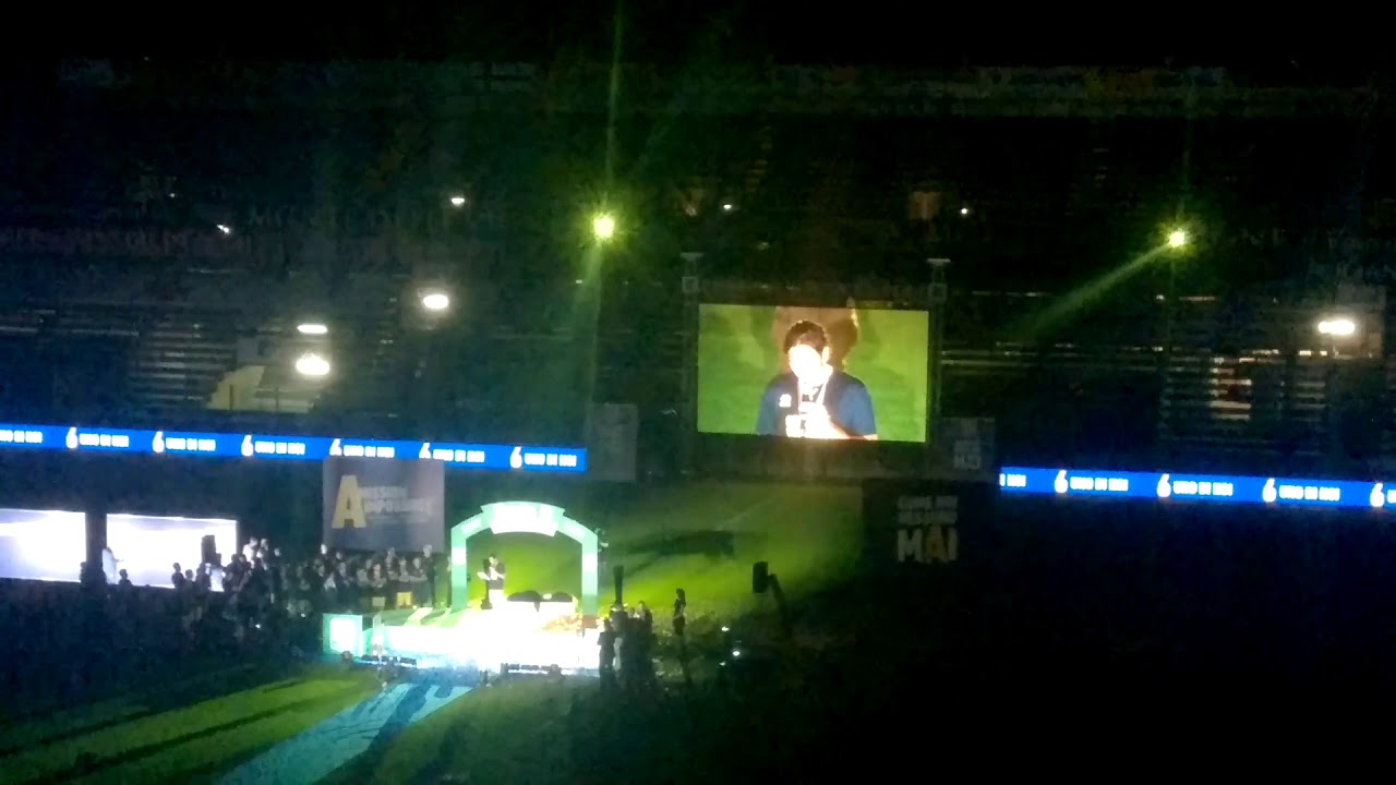 Lucarelli, discorso addio al calcio durante la Festa del Parma