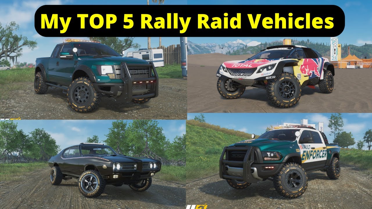 The Crew 2: My TOP 5 Rally Raid Vehicles + Their Settings - Test & My Thoughts