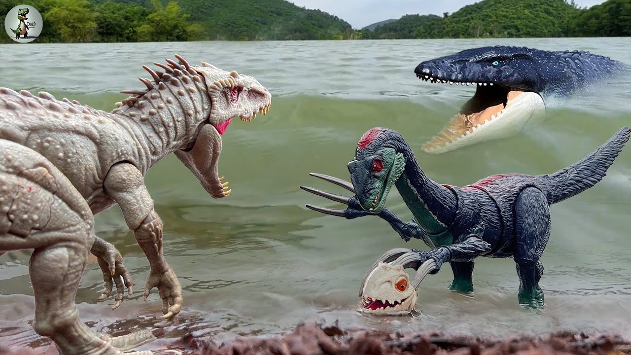 Indominus, Mosasaurus, Therizinosaurus🦖 Jurassic World Rebirth| Dinosaur Toys Movie