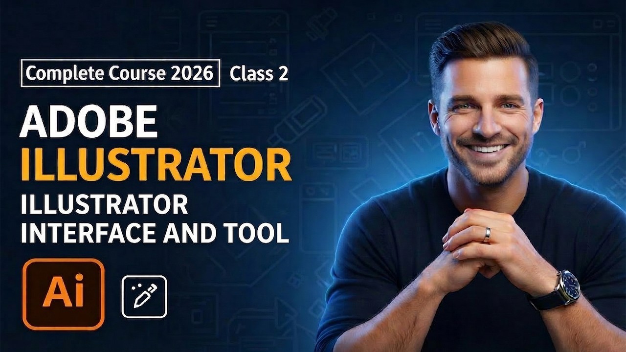 Adobe Illustrator Training - Class 2- Illustrator Interface And Tool | GFX GREAT