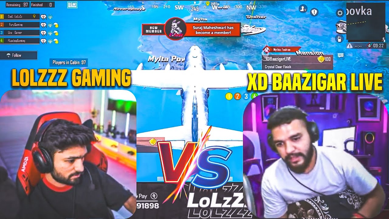 LoLzZz Gaming Vs XD Baazigar LIVE🚀 | Fight in Conqueror Lobby🫣 | New Video Dark2.0Gaming