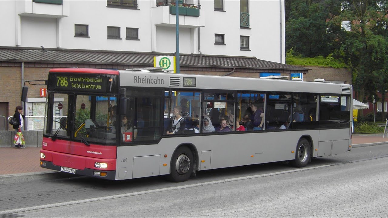[Sound] Bus MAN NL 223 | #7305 | Rheinbahn AG Düsseldorf