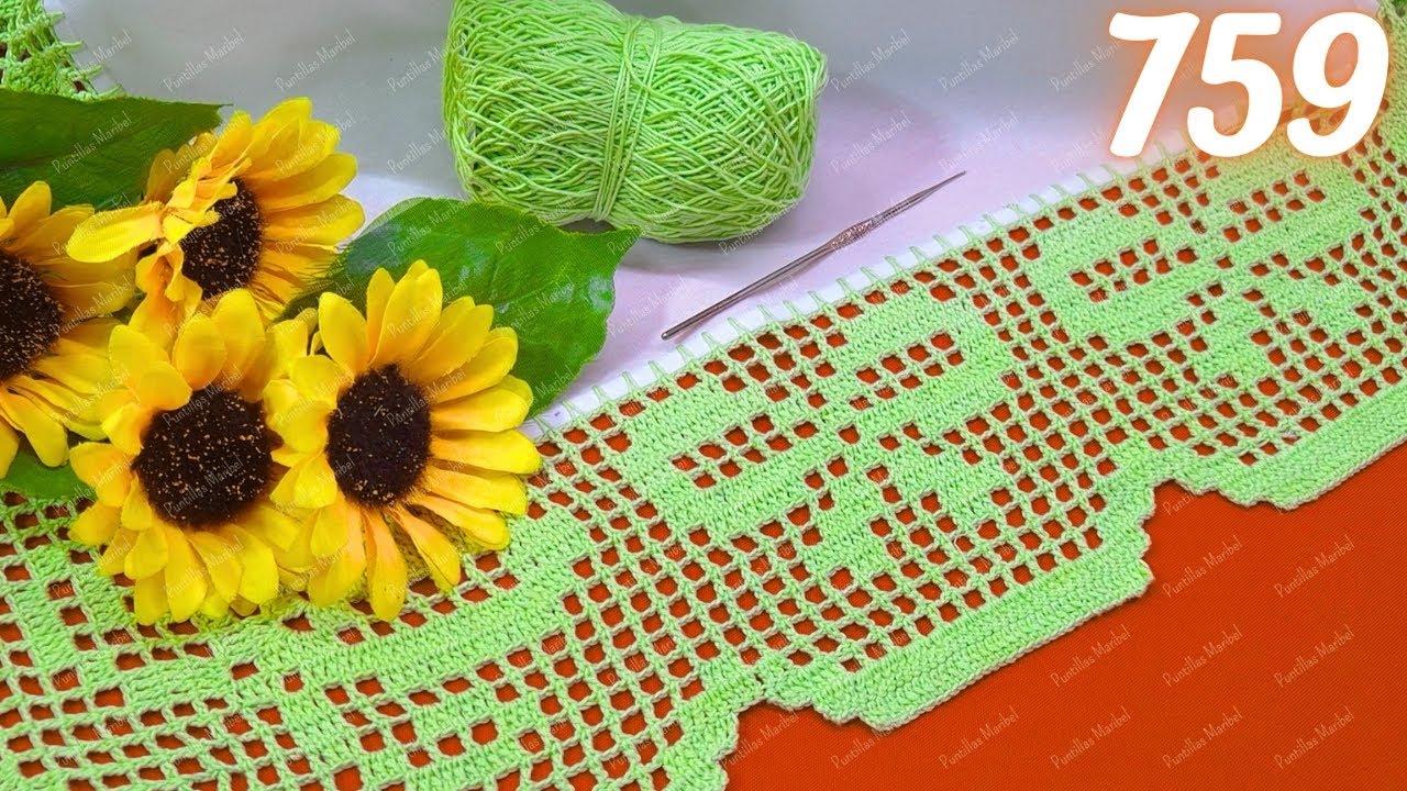 Haz estos moñitos en tu puntilla a crochet de vuelta y vuelta 🎀 759