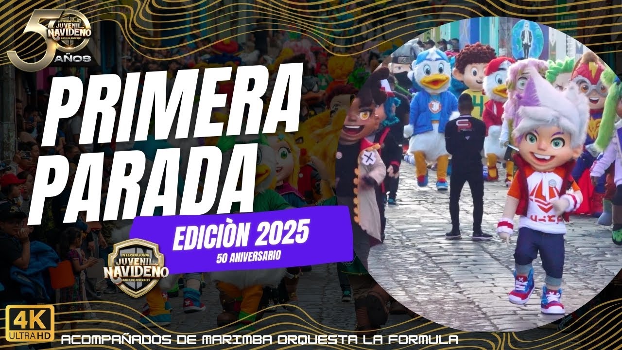 1. PRIMERA PRESENTACION JUVENIL NAVIDEÑO 4K / ACOMPAÑADOS DE MARIMBA ORQUESTA LA FORMULA 01/01/2025