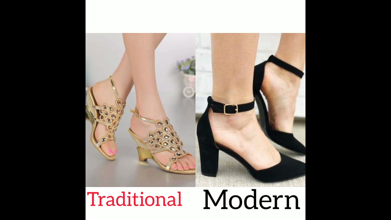 traditional vs modern dress, heels press, hair etc.. by shreya sharan ❤