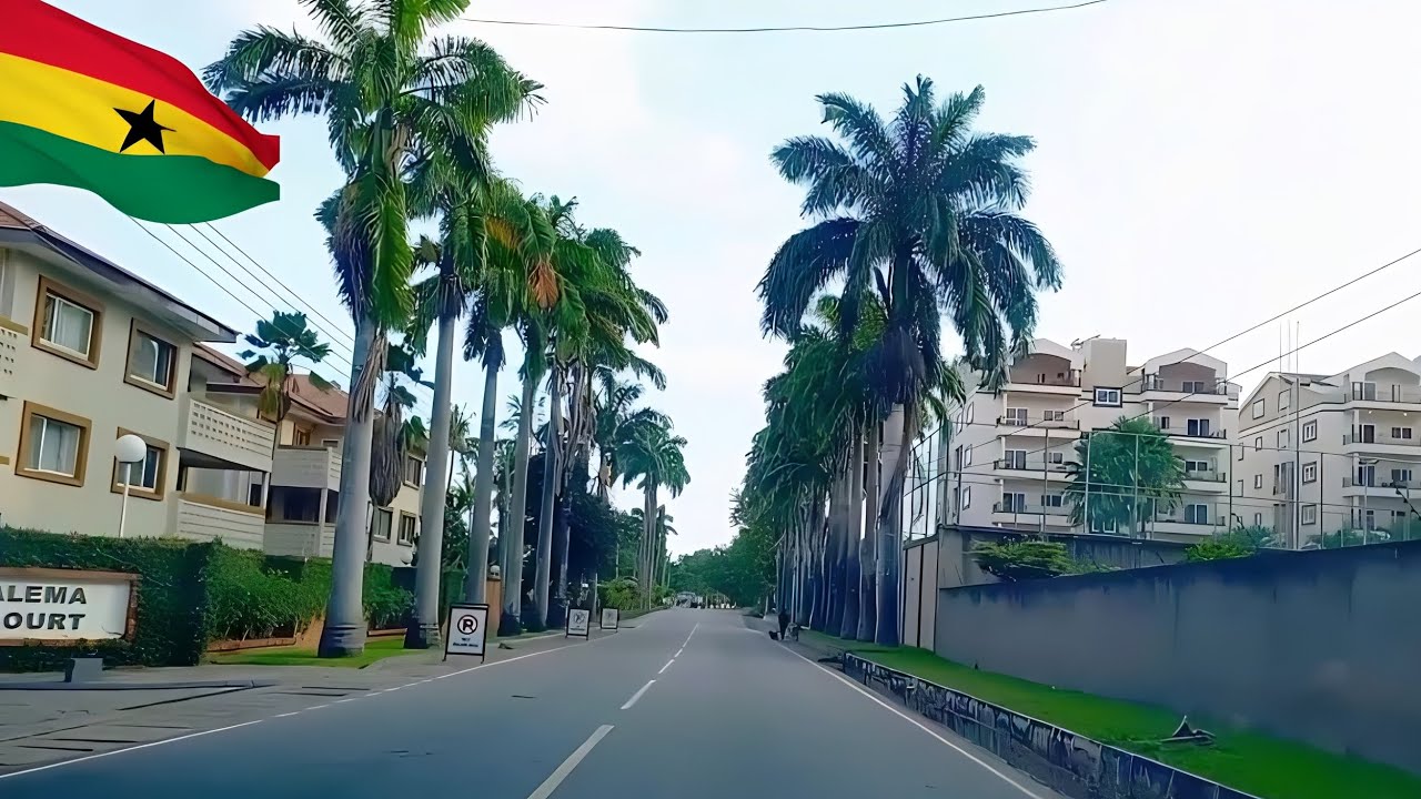 Exploring Airport Residential Area in Accra Ghana🇬🇭. Let's move!!!