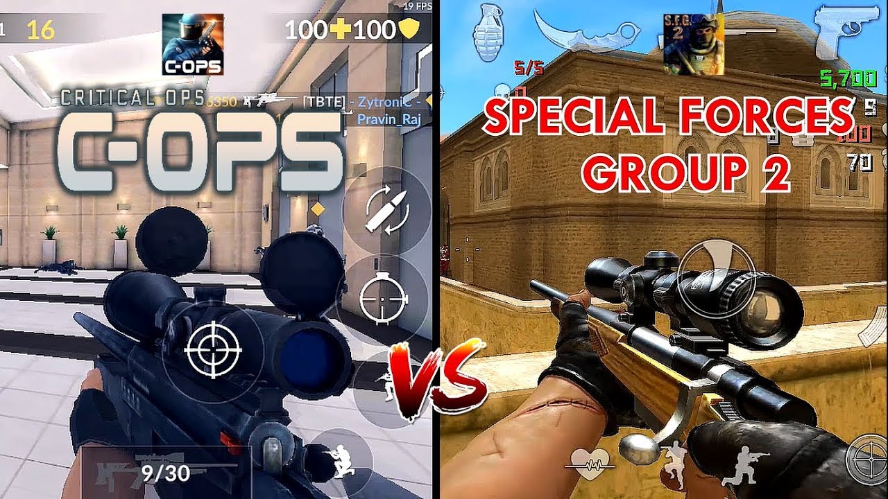 Critical Ops VS Special Forces Group 2 Comparison. Какой из них лучше?