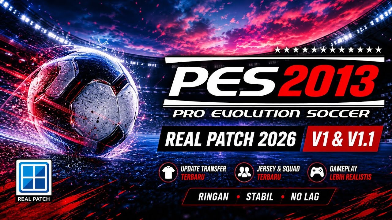 FULL..!! PES 2013 UPDATE REAL PATCH 2026 WORLD CUP V1 & V1.1 WINLATOR V11 ANDROID