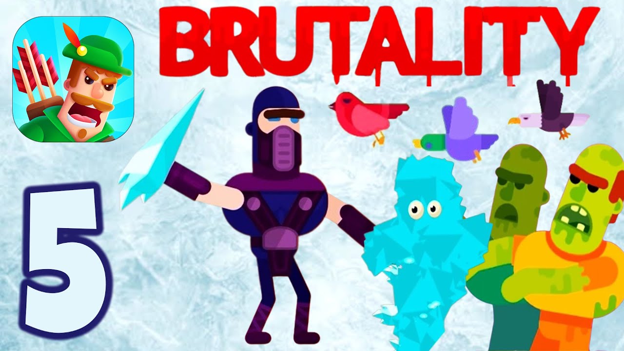 Bowmasters - Frost - Fatality & Zombies & Apple & Birds Gameplay Walkthrough Part #5