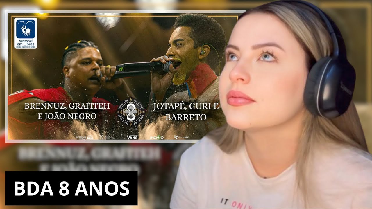 JOTAPÊ, GURI E BARRETO X BRENNUZ, GRAFITEH E JOÃO NEGRO | SEMIFINAL | BDA 8 ANOS | REACT Anna Caleg